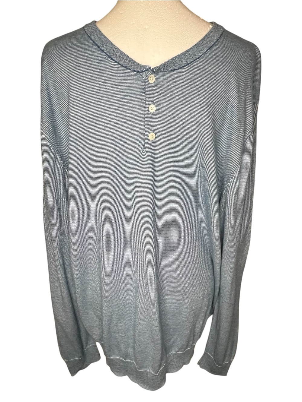 Bonobos Lightweight Light Blue Long-Sleeve Men’ Sweater Sz XL Preppy Casual
